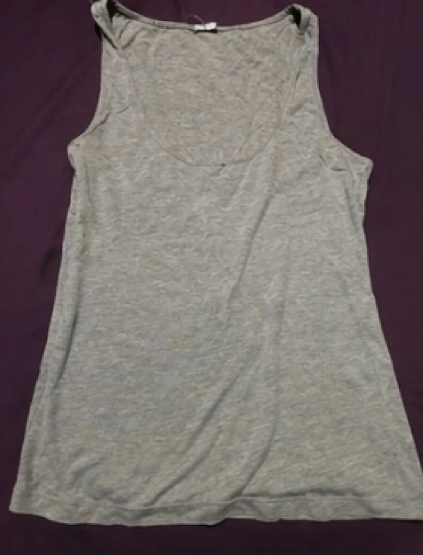 Camisola gris jaspeada para mujer – Corte fluido – Talla S – photo 2